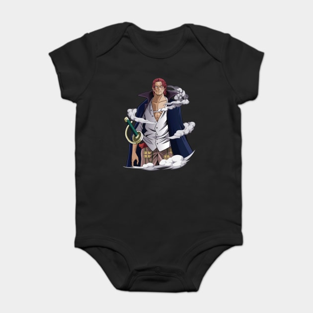 One Piece - Shanks Baby Bodysuit by mounier